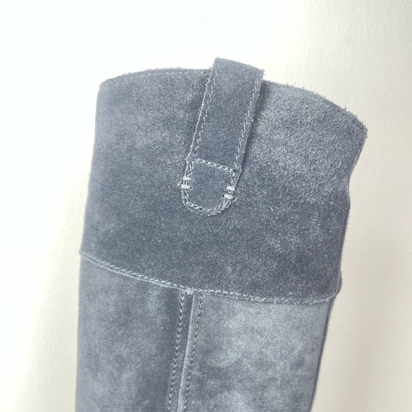 Dolce Vita DV Gray Suede Side Zip Heeled Boots size 6.5 M - Picture 17 of 17